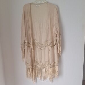 Umgee Cream Knit Cardigan